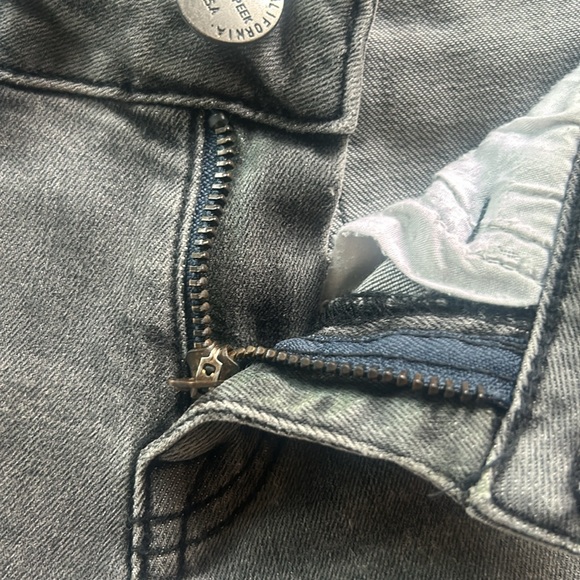 Sneak Peek women's charcoal denim skinny jeans - Picture 8 of 11